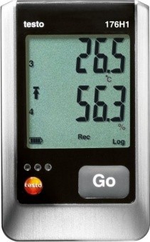 TESTO 176 H1 4-Х КАНАЛЬНЫЙ ЛОГГЕР ДАННЫХ ТЕМПЕРАТУРЫ И ВЛАЖНОСТИ